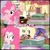 Size: 1080x1080 | Tagged: safe, edit, edited screencap, editor:flutteriaeth, imported from derpibooru, screencap, pinkie pie, earth pony, pony, equestria girls, rainbow rocks, bedroom, cute, diapinkes, drinking, female, mare, one eye closed, open mouth, pinkie pie's bedroom, pinkie pie's bedroom (equestria girls), smiling, solo, sugarcube corner