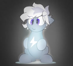 Size: 1600x1457 | Tagged: safe, artist:mochi_nation, imported from derpibooru, oc, oc only, oc:silver bolt, earth pony, pony, cute, female, mare, sitting, sitting up, solo