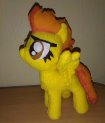 Size: 1080x1267 | Tagged: safe, artist:jbond, imported from derpibooru, spitfire, pegasus, pony, female, handmade, high res, irl, irl photo, mare, photo, photography, plushie, solo