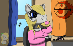 Size: 1600x1000 | Tagged: safe, artist:gray star, derpibooru exclusive, imported from derpibooru, oc, oc:gray star, anthro, bee, earth pony, insect, anthro oc, applejack ranger's, choker, drawing, drawing tablet, earth pony oc, glasses