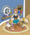 Size: 1012x1184 | Tagged: safe, artist:carpdime, imported from derpibooru, rarity, fluffy pony, human, alternate universe, clothes, female, fluffy pony original art, hugbox, mare, mechanical legs, rarifluff, rollerdex, skirt, steampunk