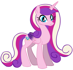 Size: 7600x7270 | Tagged: safe, artist:laszlvfx, imported from derpibooru, princess cadance, alicorn, pony, absurd resolution, female, mare, simple background, solo, transparent background, vector, wrong eye color