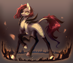 Size: 4919x4210 | Tagged: safe, artist:mian1205, imported from derpibooru, oc, oc only, oc:emala jiss, pegasus, pony, absurd resolution, coat markings, female, leonine tail, mare, smiling, solo, tail