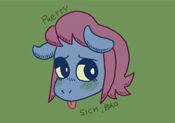 Size: 5905x4133 | Tagged: safe, artist:livzkat, imported from derpibooru, oc, oc only, oc:dipper, pegasus, pony, bust, my little pony, portrait, sick, solo