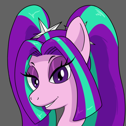 Size: 3000x3000 | Tagged: safe, artist:nordicllama, imported from derpibooru, aria blaze, earth pony, pony, high res