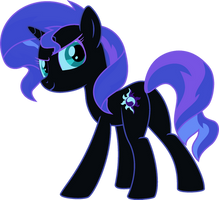 Size: 219x200 | Tagged: safe, artist:confrank01, edit, imported from derpibooru, vector edit, nightmare moon, sunset shimmer, pony, unicorn, ponyar fusion, bunset shimmer, butt, female, fusion, mare, palette swap, plot, rear view, recolor, simple background, solo, transparent background, vector