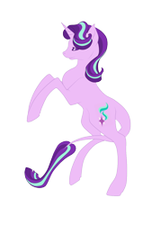 Size: 1000x1400 | Tagged: safe, artist:byemyfriends, artist:schokocream, imported from derpibooru, starlight glimmer, pony, unicorn, female, mare, rearing, simple background, solo, transparent background