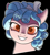 Size: 2330x2582 | Tagged: safe, artist:thehuskylord, imported from derpibooru, cozy glow, pegasus, pony, bow, bust, curly hair, evil grin, grin, high res, looking at you, simple background, smiling, smiling at you, solo, transparent background