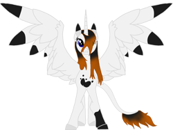 Size: 1280x959 | Tagged: safe, artist:agdapl, imported from derpibooru, oc, oc only, alicorn, pony, alicorn oc, base used, female, horn, leonine tail, mare, simple background, solo, spread wings, transparent background, wings