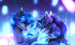 Size: 3100x1900 | Tagged: safe, artist:nettlemoth, imported from derpibooru, oc, oc only, pegasus, pony, unicorn