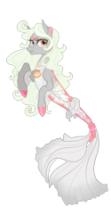 Size: 405x810 | Tagged: safe, artist:dojerodesigns, imported from derpibooru, oc, oc only, seapony (g4), dorsal fin, eyelashes, female, fins, fish tail, flowing tail, glass, jewelry, necklace, pearl necklace, seashell, simple background, smiling, solo, tail, transparent background