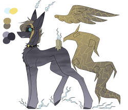 Size: 3500x3000 | Tagged: safe, artist:sadatrix, imported from derpibooru, oc, oc only, oc:summer storm, original species, scented pony, black sclera, female, high res, simple background, solo, transparent background