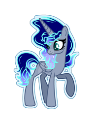 Size: 1280x1707 | Tagged: safe, artist:stardustshadowsentry, imported from derpibooru, oc, oc only, alicorn, pony, female, lightly watermarked, mare, offspring, parent:king sombra, parent:princess luna, parents:lumbra, simple background, solo, transparent background, watermark