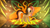 Size: 3840x2160 | Tagged: safe, artist:laszlvfx, edit, imported from derpibooru, oc, oc only, oc:autumn sunrise, earth pony, pony, female, high res, mare, solo, wallpaper, wallpaper edit