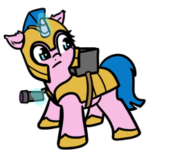 Size: 568x505 | Tagged: safe, artist:neuro, imported from derpibooru, oc, oc only, oc:meridian, pony, unicorn, female, guardsmare, mare, royal guard, solo