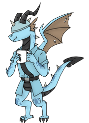 Size: 2309x3184 | Tagged: safe, artist:agdapl, imported from derpibooru, anthro, digitigrade anthro, dragon, clothes, crossover, dragonified, helmet, high res, male, mug, simple background, soldier, species swap, team fortress 2, transparent background