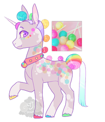 Size: 700x816 | Tagged: safe, artist:lavvythejackalope, imported from derpibooru, oc, oc only, pony, unicorn, candy, collar, colored hooves, food, horn, lollipop, raised hoof, simple background, solo, transparent background, unicorn oc