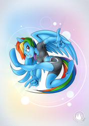 Size: 955x1351 | Tagged: safe, artist:mysticalpha, imported from derpibooru, rainbow dash, anthro, unguligrade anthro, clothes, shirt, shorts, solo, sonic adventure, sonic the hedgehog (series)