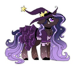 Size: 400x350 | Tagged: safe, artist:inspiredpixels, imported from derpibooru, oc, oc only, pony, unicorn, choker, colored hooves, hat, simple background, solo, transparent background, witch hat