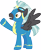 Size: 3000x3666 | Tagged: safe, artist:cloudy glow, artist:cloudyglow, imported from derpibooru, thunderlane, pony, marks and recreation, clothes, high res, solo, uniform, vector, wonderbolts uniform