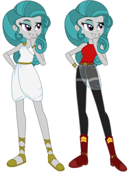 Size: 1920x2550 | Tagged: safe, artist:lhenao, idw, imported from derpibooru, swift foot, human, equestria girls, bare shoulders, clothes, equestria girls-ified, female, humanized, simple background, sleeveless, solo, transparent background