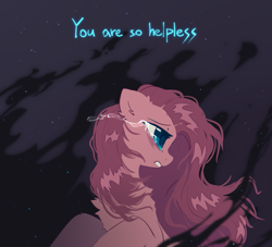 Size: 655x595 | Tagged: safe, artist:mirtash, imported from derpibooru, pinkie pie, earth pony, pony, crying, despair, female, pinkamena diane pie, sad, solo