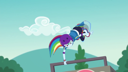 Size: 1920x1080 | Tagged: safe, imported from derpibooru, screencap, rainbow dash, equestria girls, equestria girls series, sic skateboard, spoiler:eqg series (season 2), ass, butt, converse, female, rainbutt dash, shoes, solo