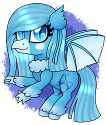 Size: 2430x2868 | Tagged: safe, artist:spokenmind93, imported from derpibooru, oc, oc only, oc:sora melody, hippogriff, bat wings, cat eyes, chibi, claws, high res, hippogriff oc, hybrid oc, neck fluff, signature, simple background, slit eyes, slit pupils, solo, transparent background, wings