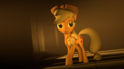 Size: 1920x1080 | Tagged: safe, artist:midnightdanny, imported from derpibooru, applejack, pony, friendship is magic, 3d, brony, my little pony, solo, source filmmaker