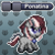 Size: 1024x1024 | Tagged: safe, artist:tony yotes, artist:yotes games, artist:yotesmark, imported from derpibooru, oc, oc only, oc:ponatina, earth pony, pony, battle gem ponies, eeveelution, pixel art, pokémon, ponymon, solo