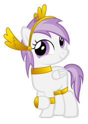 Size: 1240x1740 | Tagged: safe, artist:strategypony, imported from derpibooru, oc, oc only, oc:athena (shawn keller), pegasus, pony, bracer, braces, cute, female, filly, foal, guardians of pondonia, solo, younger