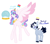 Size: 1194x1043 | Tagged: safe, artist:l00giedoogie, imported from derpibooru, oc, oc:twilight moonbeam, pony, unicorn, colt, male, nonbinary pride flag, offspring, older, pansexual pride flag, parent:princess cadance, parent:shining armor, parents:shiningcadance, pdh, pride, pride flag, simple background, white background