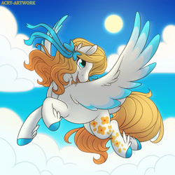 Size: 1600x1600 | Tagged: safe, artist:acry-artwork, imported from derpibooru, oc, oc only, oc:bittersweet memory, pegasus, pony, solo