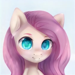 Size: 1024x1024 | Tagged: safe, artist:thisponydoesnotexist, imported from derpibooru, pony, ai content, ai generated, bust, female, generator:thisponydoesnotexist, mare, neural network, not fluttershy, portrait, solo