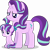 Size: 3953x3948 | Tagged: safe, artist:thatusualguy06, imported from derpibooru, starlight glimmer, pony, unicorn, atg 2021, double the glimmer, duality, duo, duo female, female, filly, filly starlight glimmer, high res, looking at each other, mare, newbie artist training grounds, self adoption, self ponidox, show accurate, simple background, time paradox, transparent background, vector, younger