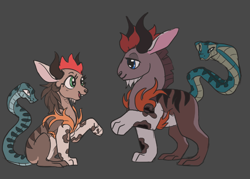 Size: 980x703 | Tagged: safe, imported from derpibooru, kotobukiya, big cat, bird, chimera, dog, dragon, goat, horse, monkey, original species, pig, pony, rabbit, rat, snake, tiger, animal, chinese zodiac, horns, ox, ponified, rooster, snake tail