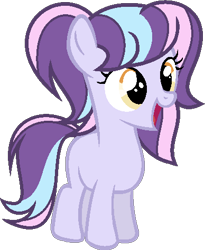 Size: 388x474 | Tagged: safe, artist:pegasski, imported from derpibooru, oc, oc only, earth pony, pony, :d, base used, earth pony oc, eyelashes, female, filly, open mouth, simple background, solo, transparent background