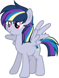 Size: 770x1013 | Tagged: safe, artist:pegasski, imported from derpibooru, oc, oc only, pegasus, pony, base used, pegasus oc, simple background, smiling, solo, transparent background, wings