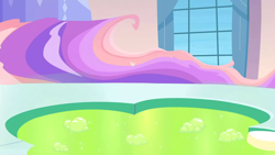 Size: 1280x720 | Tagged: safe, imported from derpibooru, screencap, games ponies play, background, crystal empire, liminal space, no pony, scenic ponyville, spa, swimming pool, window