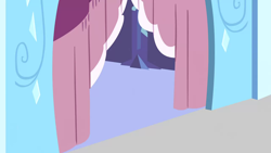 Size: 1280x720 | Tagged: safe, imported from derpibooru, screencap, games ponies play, background, crystal castle, crystal empire, curtains, liminal space, no pony, scenic ponyville