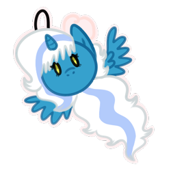 Size: 400x400 | Tagged: safe, artist:koissiel, imported from derpibooru, oc, oc:fleurbelle, alicorn, alicorn oc, bow, female, hair bow, horn, keychain, mare, simple background, transparent background, wings, yellow eyes