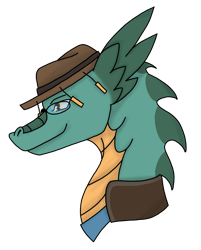 Size: 2211x2754 | Tagged: safe, artist:agdapl, imported from derpibooru, dragon, bust, crossover, dragonified, glasses, hat, high res, male, simple background, sniper, solo, species swap, team fortress 2, transparent background