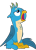 Size: 2185x3000 | Tagged: safe, artist:frownfactory, imported from derpibooru, gallus, griffon, teacher of the month (episode), spoiler:interseason shorts, beak, exasperated face, high res, male, open beak, open mouth, simple background, sitting, solo, talons, transparent background, vector, wings