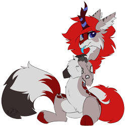 Size: 3057x3062 | Tagged: safe, artist:beardie, imported from derpibooru, oc, oc only, oc:jetlag, chimera, draconequus, dragon, horse, pony, cute, draconequus oc, equine, fluffy, high res, mlp oc, my little pony, simple background, solo, transparent background