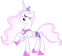 Size: 1600x1456 | Tagged: safe, artist:blah23z, edit, imported from derpibooru, vector edit, fleur-de-lis, princess luna, pony, ponyar fusion, palette swap, recolor, simple background, solo, transparent background, vector