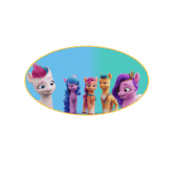 Size: 480x480 | Tagged: safe, imported from derpibooru, hitch trailblazer, izzy moonbow, pipp petals, sunny starscout, zipp storm, earth pony, pegasus, pony, unicorn, animated, everypony, female, g5, male, mane five (g5), mare, my little pony: a new generation, simple background, stallion, transparent background