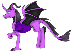 Size: 3647x2705 | Tagged: safe, artist:agdapl, imported from derpibooru, dracony, dragon, hybrid, pony, clothes, crossover, female, high res, rule 63, simple background, soldier, solo, species swap, team fortress 2, transparent background