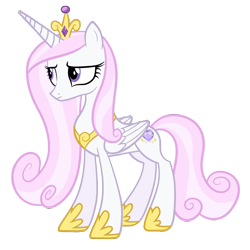 Size: 1600x1600 | Tagged: safe, artist:blah23z, imported from derpibooru, fleur-de-lis, princess cadance, alicorn, pony, unicorn, female, mare, palette swap, recolor, simple background, solo