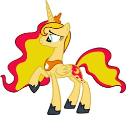 Size: 1600x1456 | Tagged: safe, artist:blah23z, edit, imported from derpibooru, princess luna, sunset shimmer, alicorn, pony, alicornified, female, palette swap, race swap, recolor, shimmercorn, simple background, solo, transparent background, vector