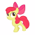 Size: 5000x5000 | Tagged: safe, artist:ashidaru, imported from derpibooru, apple bloom, earth pony, pony, the cutie pox, female, filly, simple background, solo, transparent background, vector